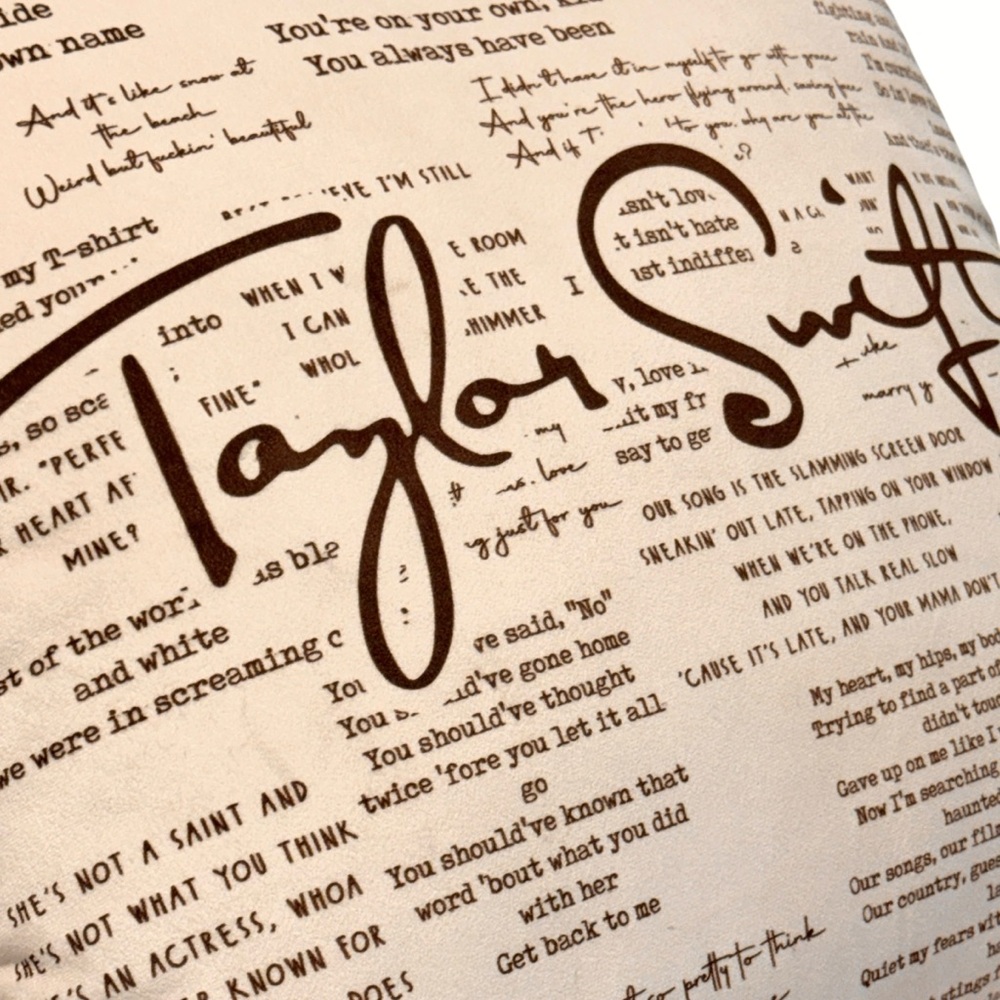 Taylor Swift Eras Tour Pillow • Cottagecore Academia Midnights Merch 16" - Picture 4 of 13